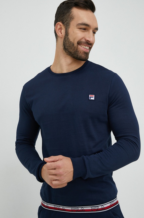 Odzież Fila dres lounge bawełniany FPW1106 granatowy