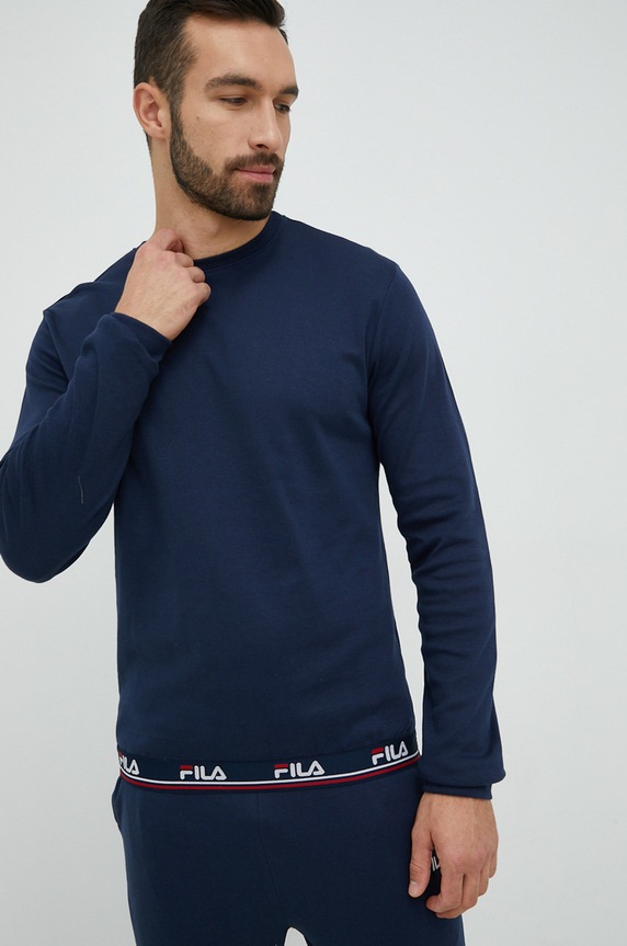 Odzież Fila dres lounge bawełniany FPW1115 granatowy