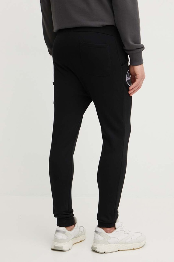 Odjeća Donji dio trenirke Alpha Industries NASA Cargo Sweat Jogger NASA Cargo Sweat Jogger 118369.03 crna