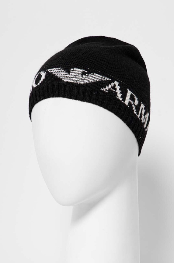 Kapa i šal s dodatkom vune Emporio Armani crna 628055.CC983.NOS