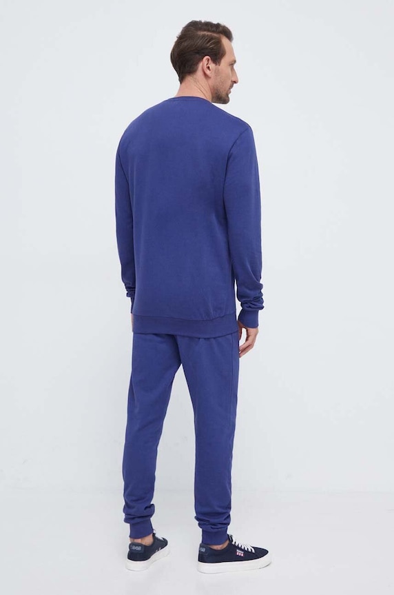 Odzież Fila dres bawełniany FPW1141 niebieski