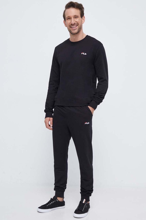 Fila dres bawełniany bawełna czarny FPW1141