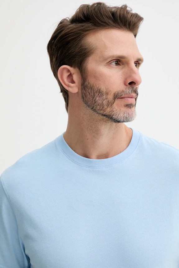 MC2 Saint Barth t-shirt bawełniany niebieski DOV0009