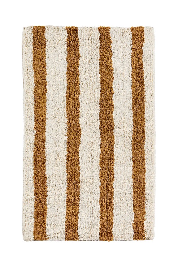 Χαλί μπάνιου Madam Stoltz Striped Tufted 50 x 80 cm πολύχρωμο PE.MS.01.3