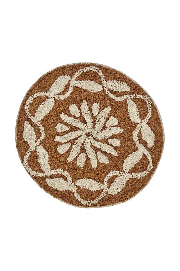 Килимче за баня Madam Stoltz 60 cm оранжев PI.13873.D
