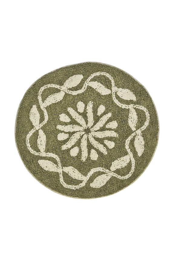 Madam Stoltz covor de baie din bumbac 60 cm verde PI.13873.F