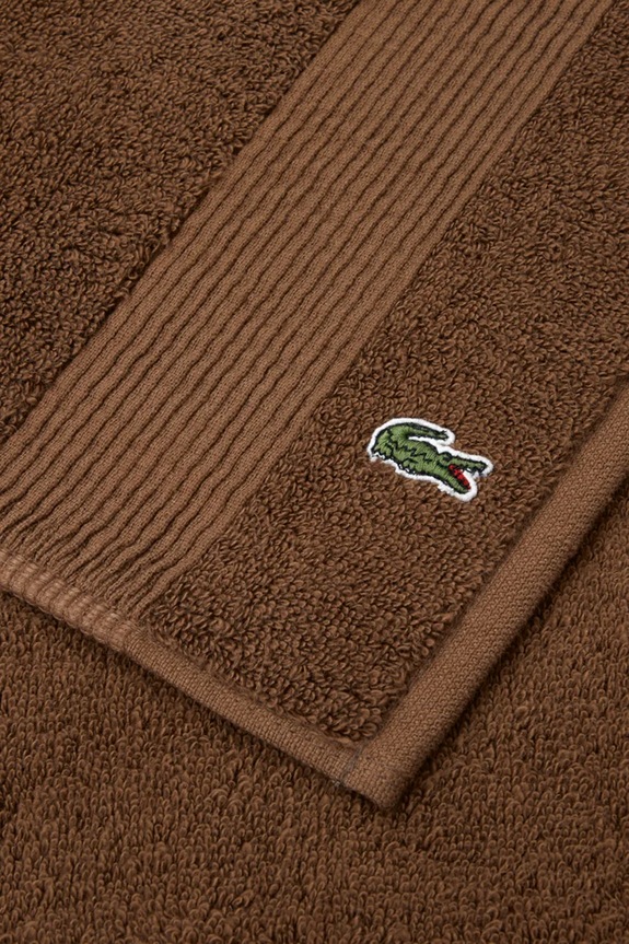 Pamučni tepih za kupaonicu Lacoste LLECROCO Pecan 50 x 70 cm 1062372 smeđa AA00