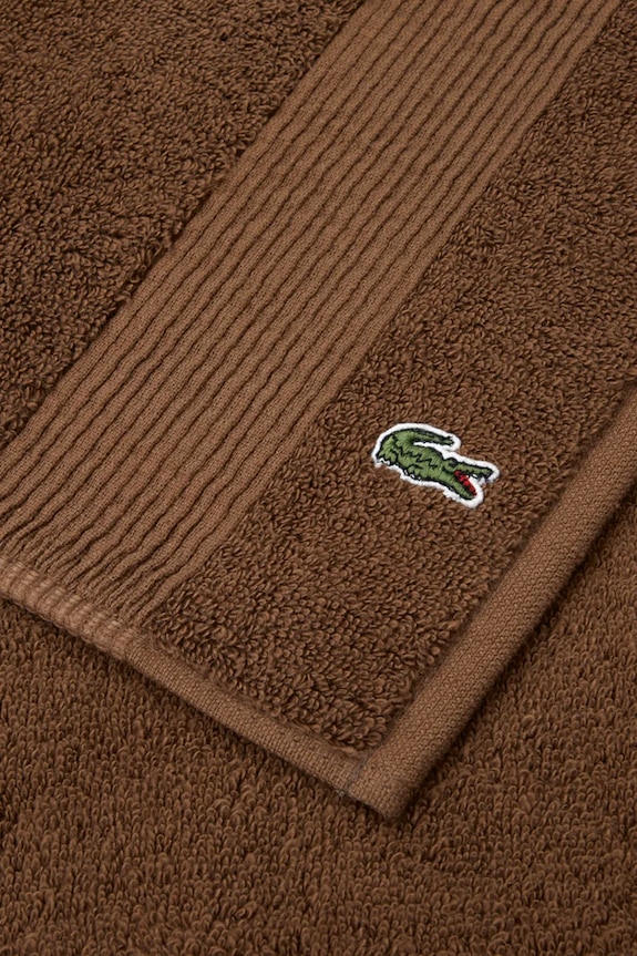 Pamučni tepih za kupaonicu Lacoste LLECROCO Pecan 50 x 70 cm 1062372 smeđa AA00