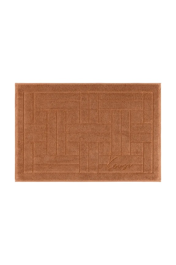 Pamučni tepih za kupaonicu Kenzo KWEAVE Cannelle 55 x 80 cm smeđa 1070383