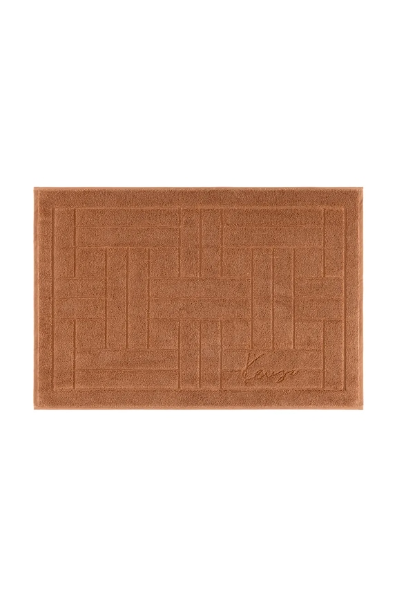 Pamučni tepih za kupaonicu Kenzo KWEAVE Cannelle 55 x 80 cm smeđa 1070383