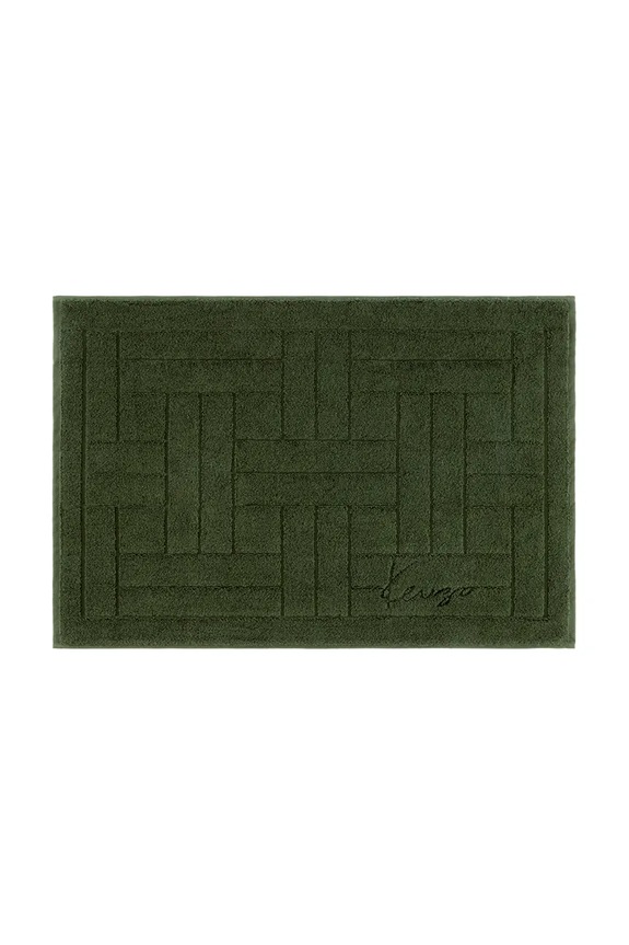 Pamučni tepih za kupaonicu Kenzo KWEAVE Kaki 55 x 80 cm zelena 1070389
