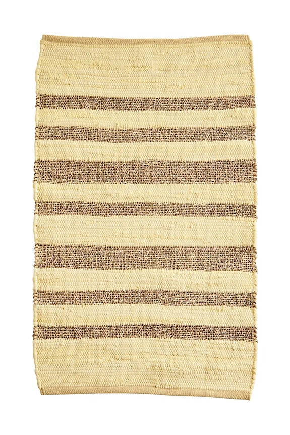 Madam Stoltz kúpeľnový koberec z textilného materiálu 60 x 90 cm žltá CJ.4684NYS