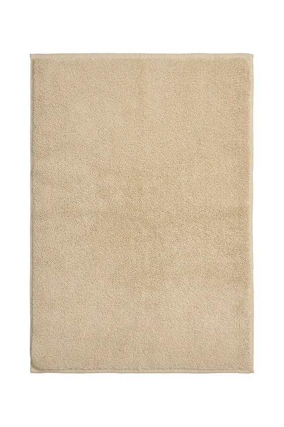 Ferm Living bavlnený kúpeľnový koberec 50 x 70 cm béžová 1104272802