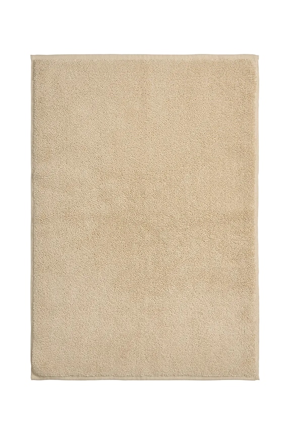 Ferm Living bavlnený kúpeľnový koberec 50 x 70 cm béžová 1104272802