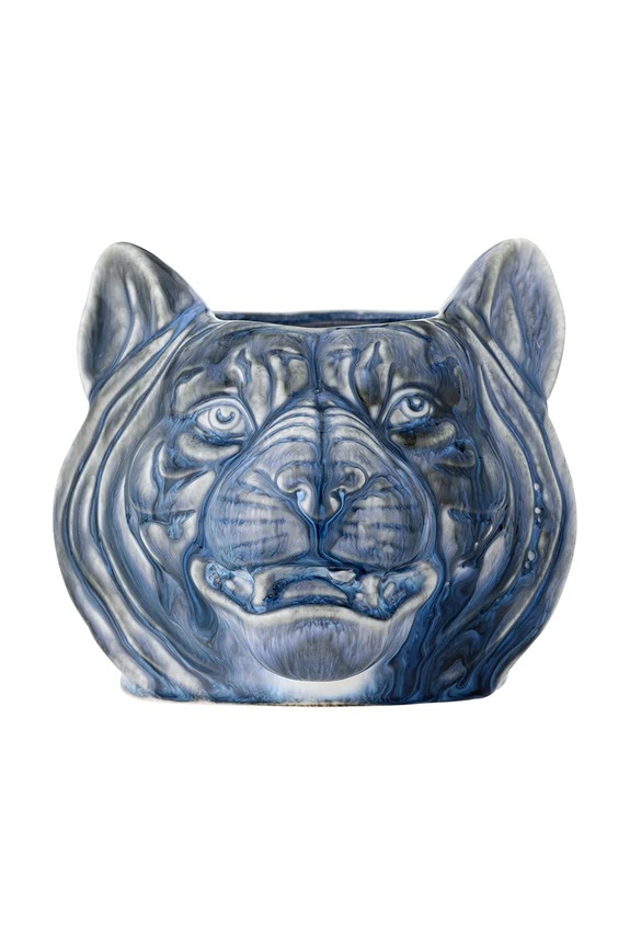 Bloomingville mască de ghiveci Abner 17 x 14 cm albastru 82061850