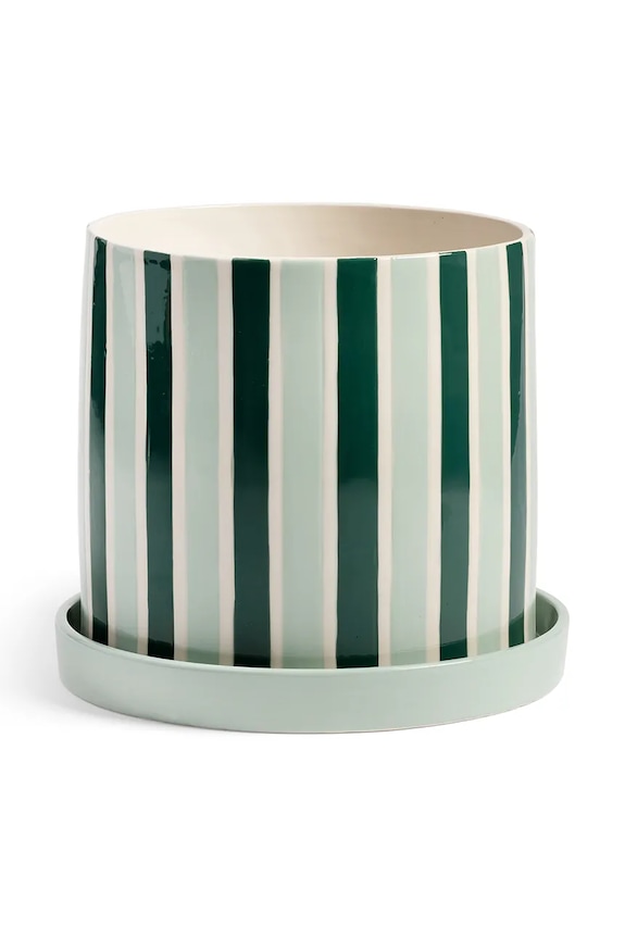 &k amsterdam doniczka clash stripe 16.5 x 18 cm multicolor 2899.06