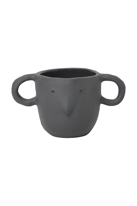 ferm LIVING mască de ghiveci Mus Plant Pot S/16 x 9 cm gri 100099104