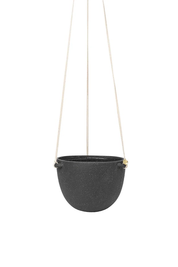 Підвісний вазон ferm LIVING Speckle 20,5 x 15 cm чорний 1104263992