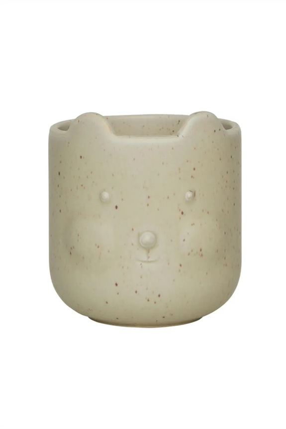 OYOY mască de ghiveci Bear 9,5 x 9 cm bej M107535