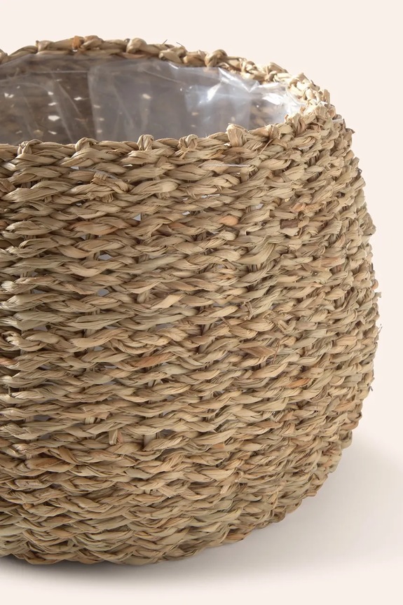 Γλάστρα Calma House 18 x 20 cm PHAN.PLM.NAT μπεζ AA00