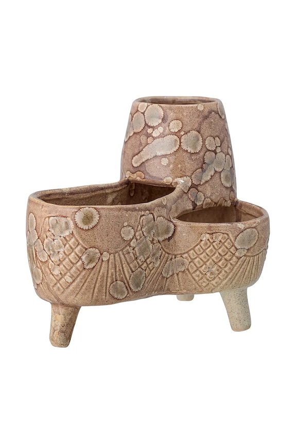 Клумба Bloomingville Shaya 21,5 x 17 x 15 cm 82057762 бежевый AA00