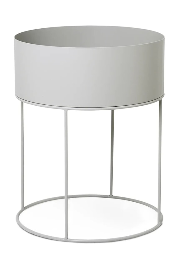 Квітковий горщик зі стелажем ferm LIVING Plant Box 40 x 50 cm сірий 3357