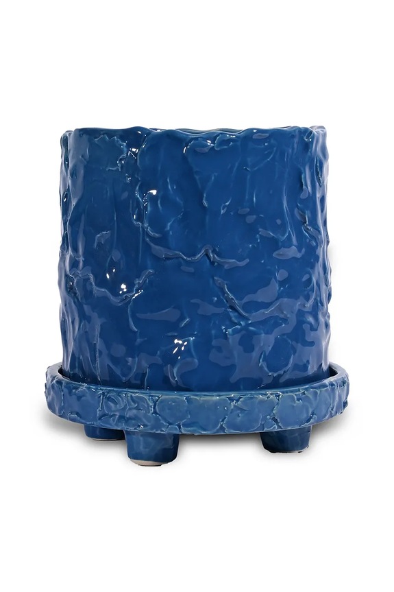 Lončanica s tanjurićem Byon Muddy S/17,5 x 18 cm x Emma Widell plava 5295303303