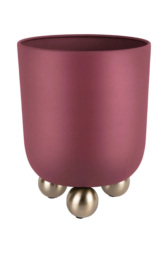 Kvetináč Present Time Estilo M/28 x 23 cm burgundské PT4371PU