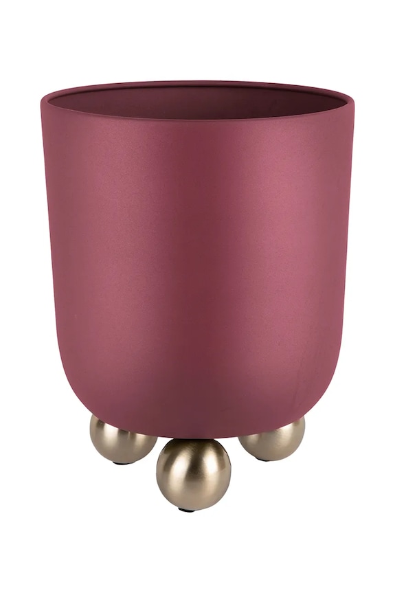 Kvetináč Present Time Estilo M/28 x 23 cm burgundské PT4371PU