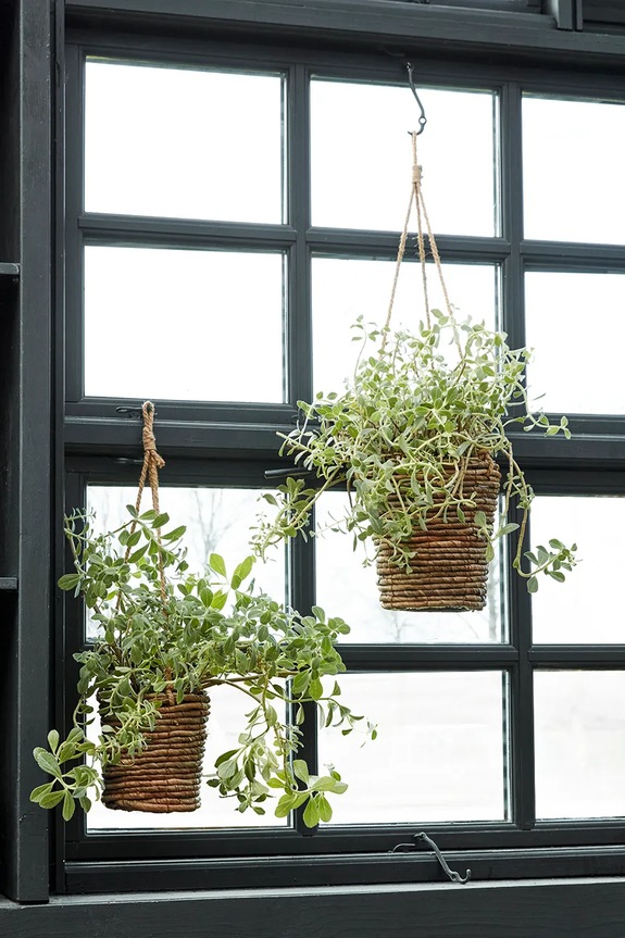 House Doctor σετ καλυμμάτων για γλάστρες κρεμαστά 205722404 καφέ AA00