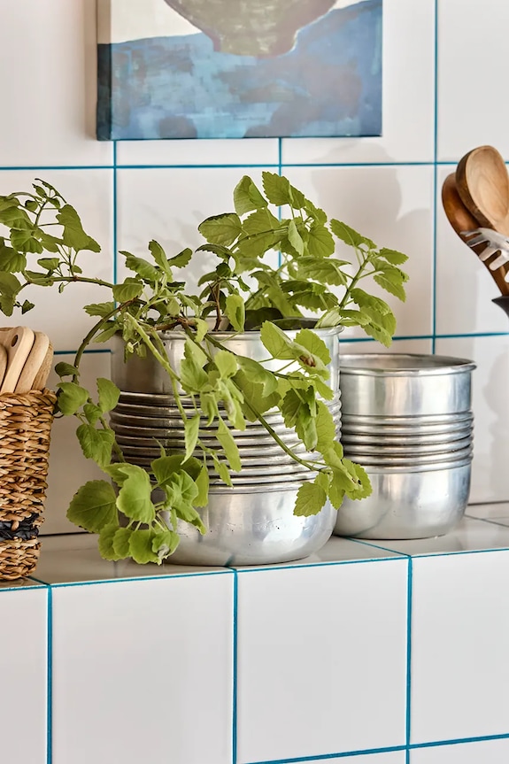 House Doctor σετ καλυμμάτων για γλάστρες από μέταλλο 900000338 γκρί AA00