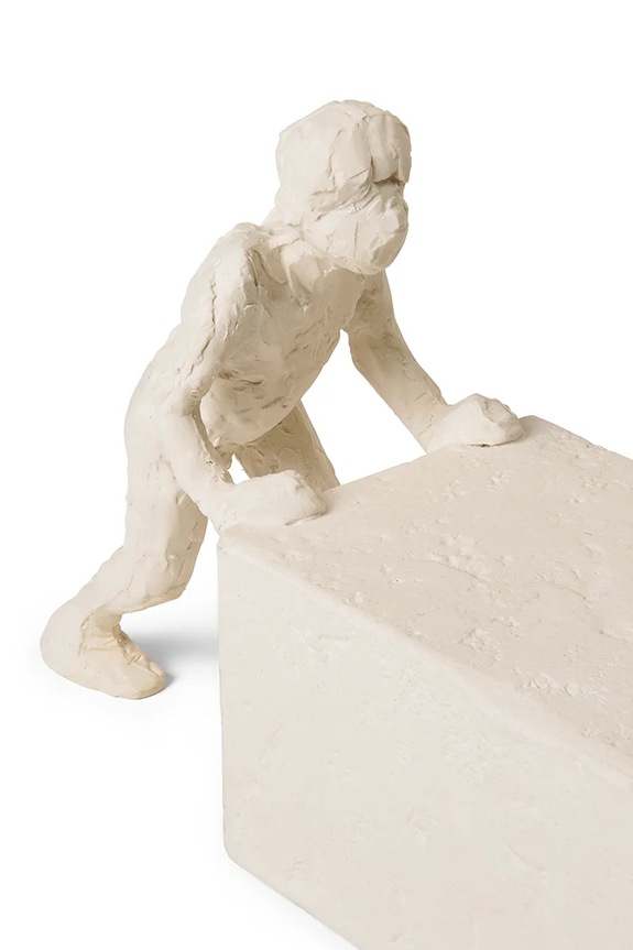 Nappali és hálószoba Kähler dekoratív figura Astro Taurus 693501 fehér