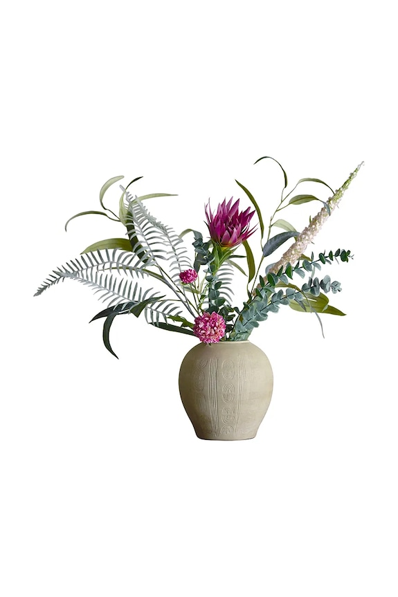 Bloomingville művirág csokor Crown Bouquet 82061536 piros AA00