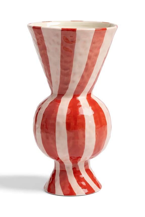 &k amsterdam vaso decorativo rhombic red multicolore 3549.03