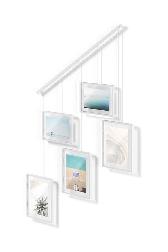 Σαλόνι και υπνοδωμάτιο Πολυκορνίζα για φωτογραφίες με σχοινί Umbra 1013426.660 πολύχρωμο