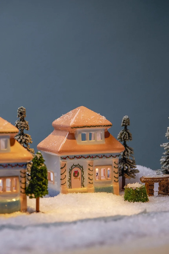 Paddywax kerámia ház füstölőkhöz East Side House IN0027EU többszínű AA00