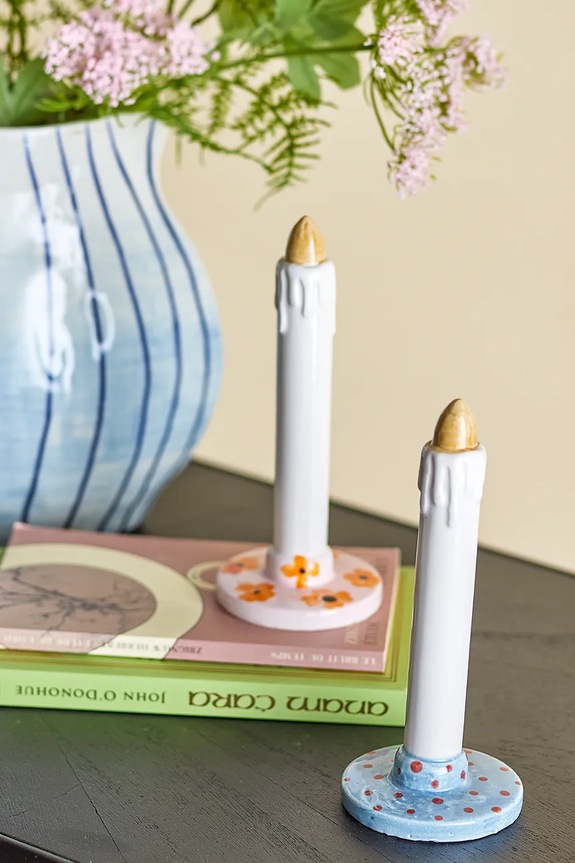 Декоративний свічник Bloomingville Heida 82062776 барвистий AA00