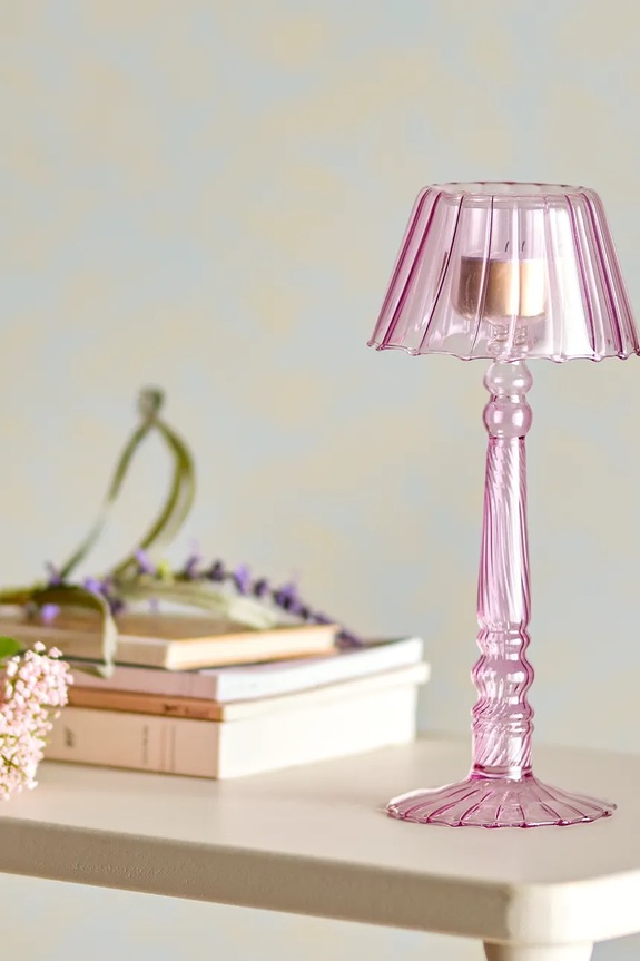Dekorativen svečnik Bloomingville Cisco 82061722 roza AA00