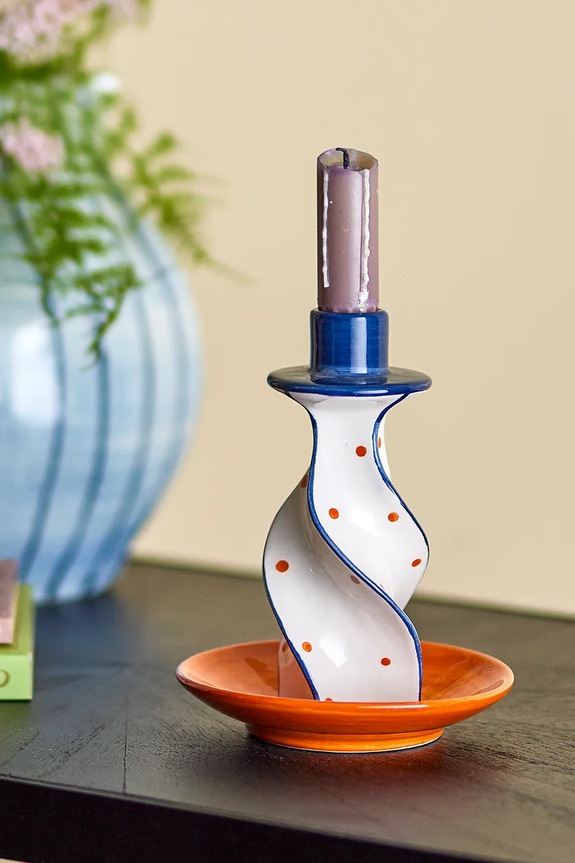 Living și dormitor Bloomingville sfeșnic decorativ Kairi 82061839 multicolor
