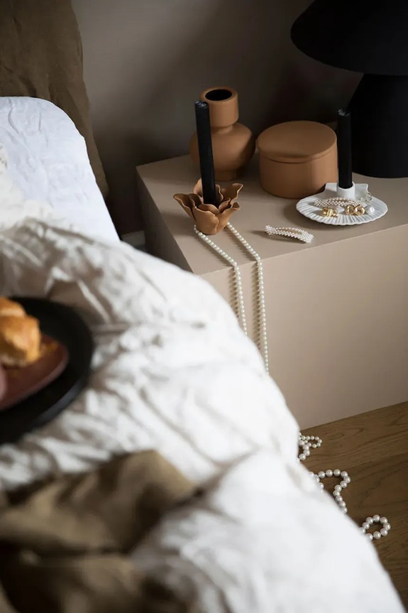 Nappali és hálószoba Byon dekoratív gyertyatartó Shell S 5228621702 fehér