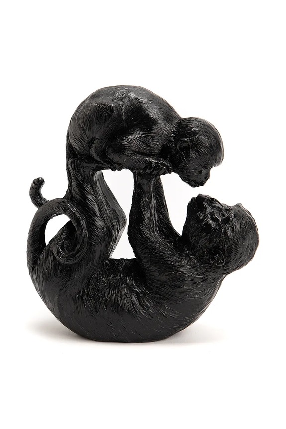 home & lifestyle figurina decorativa nero 158486