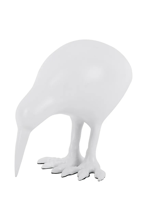 Present Time figurina decorativa Kiwi Bird bianco PT4019WH