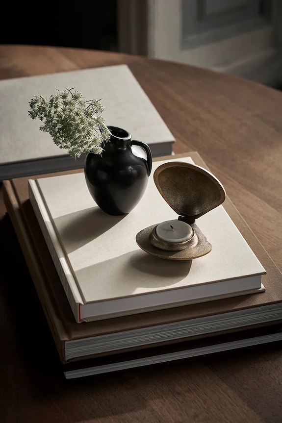 ferm LIVING sfesnic decorativ Clam 1104268031 bej