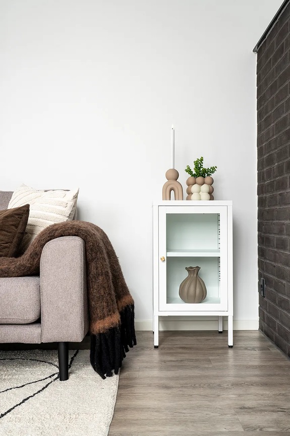 Ukrasni svijećnjak House Nordic 4561175 bež