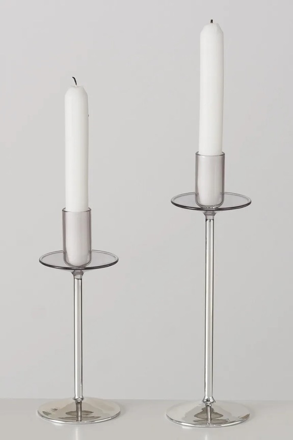 Ukrasni svijećnjak Boltze Elegence 2-pack 2050444 transparentna