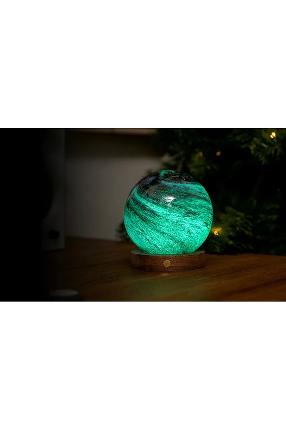 Salon i sypialnia Gingko Design dekoracja AstraGlass Light L G050L.SO zielony