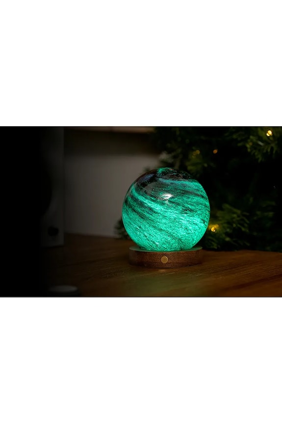 Salon i sypialnia Gingko Design dekoracja AstraGlass Light L G050L.SO zielony