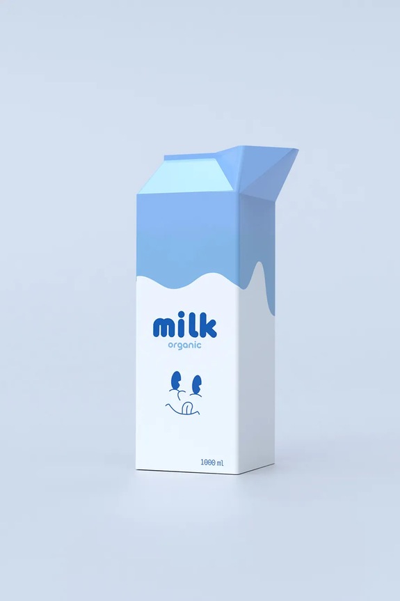 Декоративна ваза Fluid Market Milk барвистий AAVSEMILK