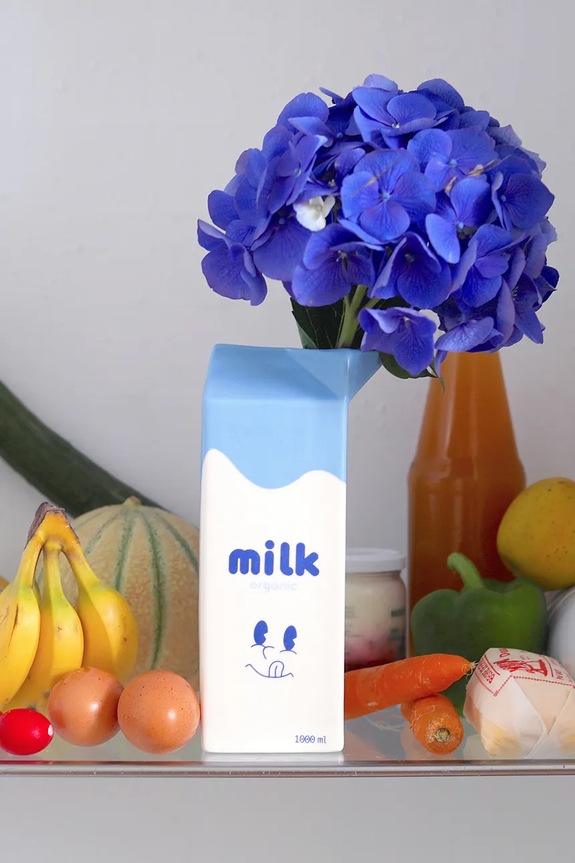 Вітальня та спальня Декоративна ваза Fluid Market Milk AAVSEMILK барвистий