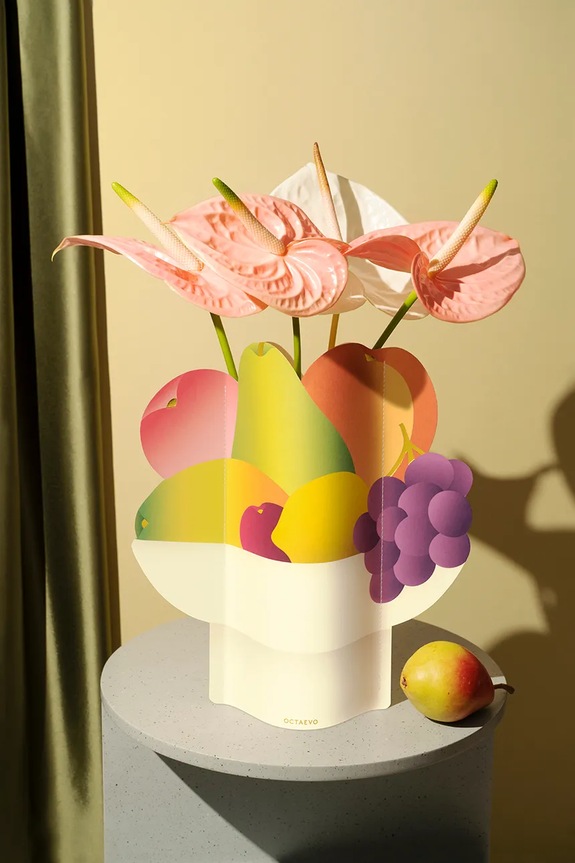 Dekorativna vaza Octaevo 29 cm OPVFB.24 pisana AA00